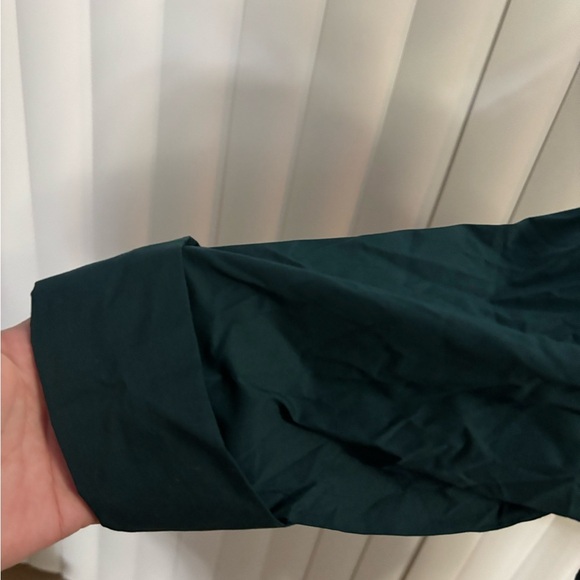 Women's Teal Button-Up Top - Picture 3 of 6